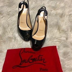 Christian louboutin 4 inch heel - barely used